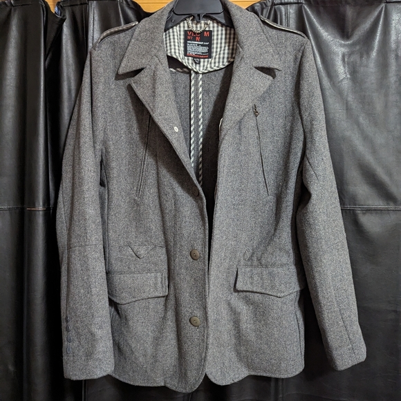 Volcom Scout 216 VP Gray Long Coat - Picture 4 of 8